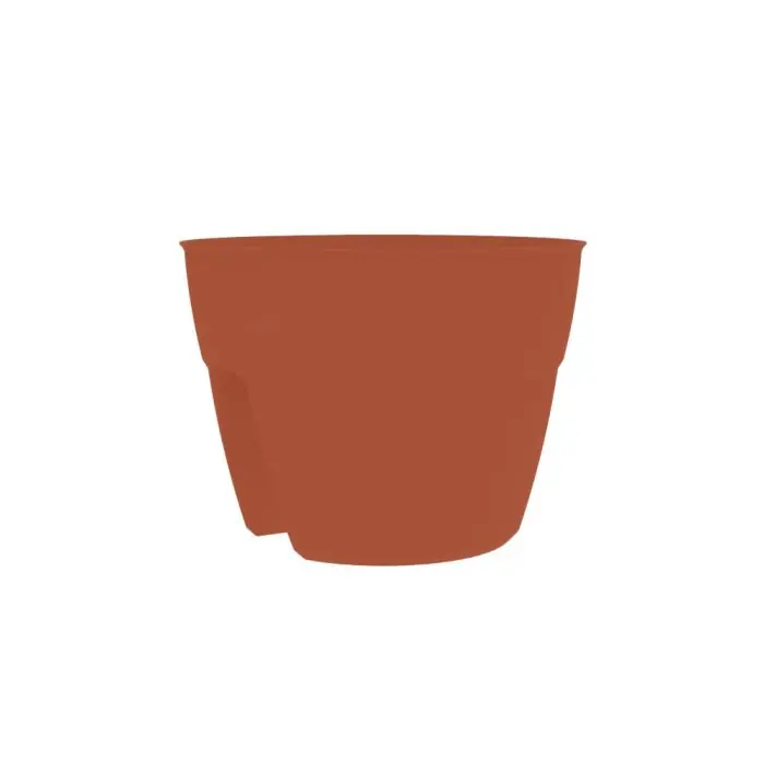 Pot cavalier OSAKA Orange Terre Battue Ø30 cm, 8L - EDA Nouveauté