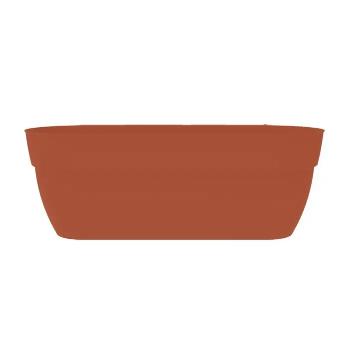 Populaire Jardinière basse OSAKA Orange Terre Battue, 77,3 x 30,7 x 25,9 cm, 38 L - EDA