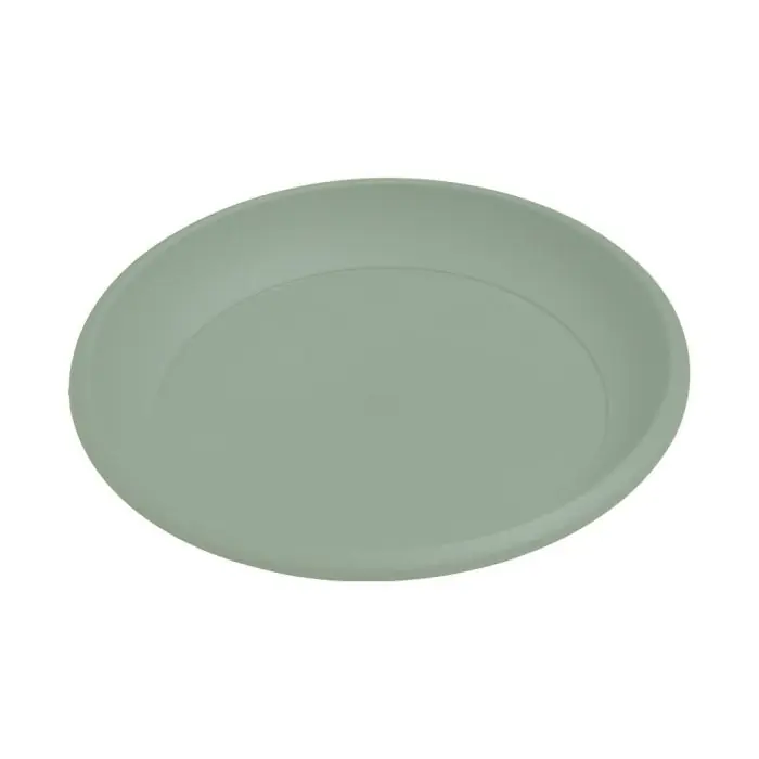 Soucoupe Ø17 cm pour pot de fleur Marina Ø20 cm – Vert laurier – EDA Promotion