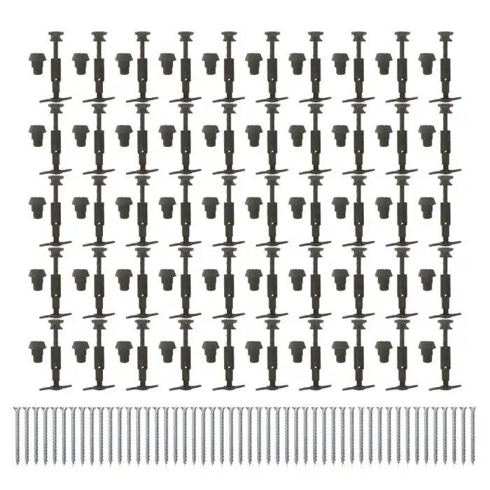 Livraison Express Lot de 50 Supports AP INTER – Appui intermédiaire + 50 vis bois Ø5,0×30 tête fraisée TX – Référence JSRAPINTER + FIS670350
