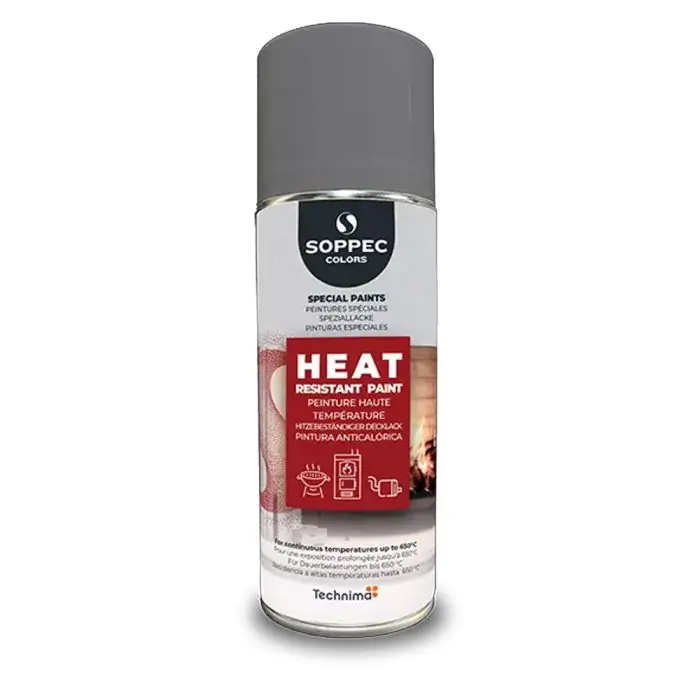 Bombe peinture haute température anthracite mat – 400ml Bon Plan