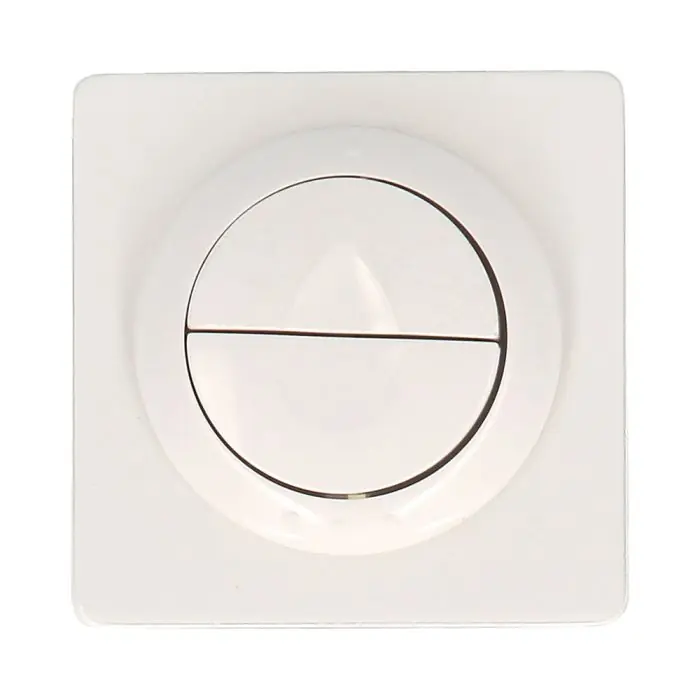 Bouton pour cloison coupe-feu – double débit – épaisseur cloison 10 à 35 mm – Blanc – Nicoll Certifié