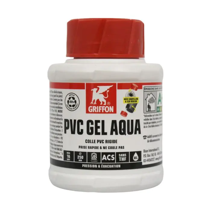 PVC-GEL-AQUA Colle en gel spéciale Eau Potable 250ml – Griffon France Bon Plan