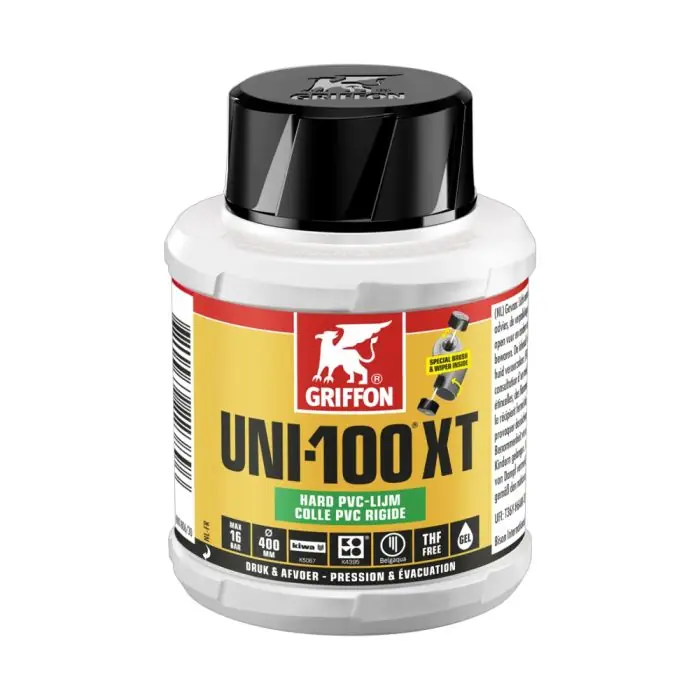 UNI-100 XT Colle PVC thixotrope 250ml sans THF – Griffon France Petit Prix