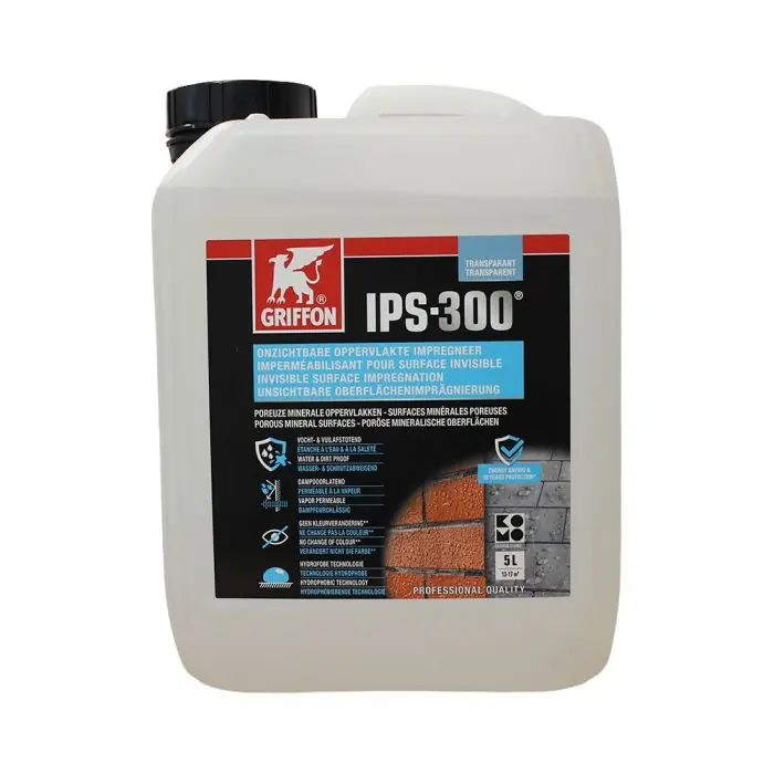 Remise IPS-300 Imperméabilisant pour surface jerricane 5L transparent – Griffon France