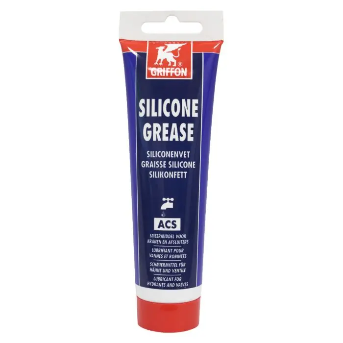 Seulement Aujourd'hui Graisse silicone 125gr, pour vannes et robinets 100% silicone, avec ACS - Griffon France