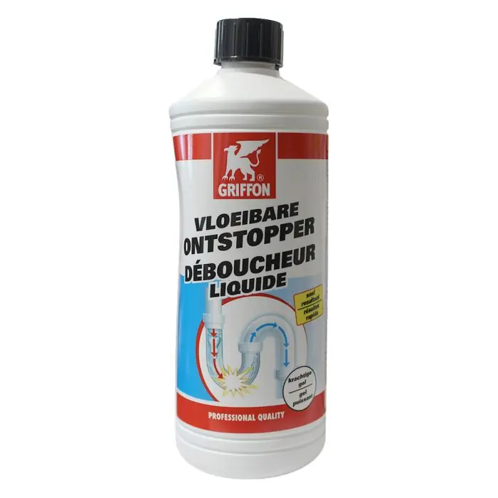Déboucheur Liquide Pro Bidon 1L - Griffon France Commander Vite