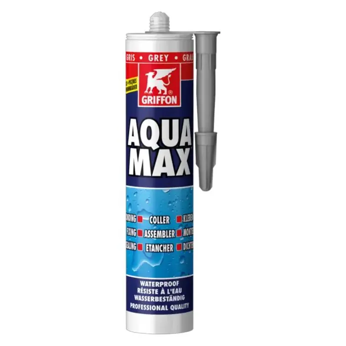 Aqua Max Mastic-Colle spécial Piscine 425gr gris - Griffon France Affaire À Saisir