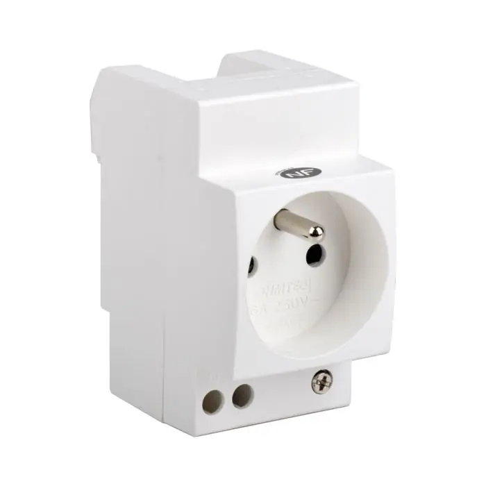 Prise modulaire 2P+T 16A - OHMTEC - IICSEN Meilleur Prix