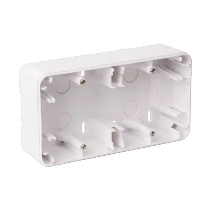 Boitier Saillie 2 postes blanc EPURE - Ohmtec - IICSEN Bon Plan