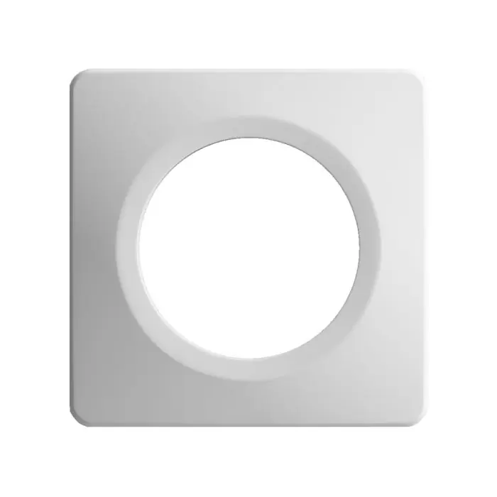 Plaque 1 poste blanche EPURE - Ohmtec - IICSEN Super Prix