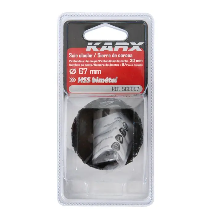 Jusqu'à Épuisement Des Stocks Scie cloche HSS BI-METAL Ø67 mm - KARX - IICSEN