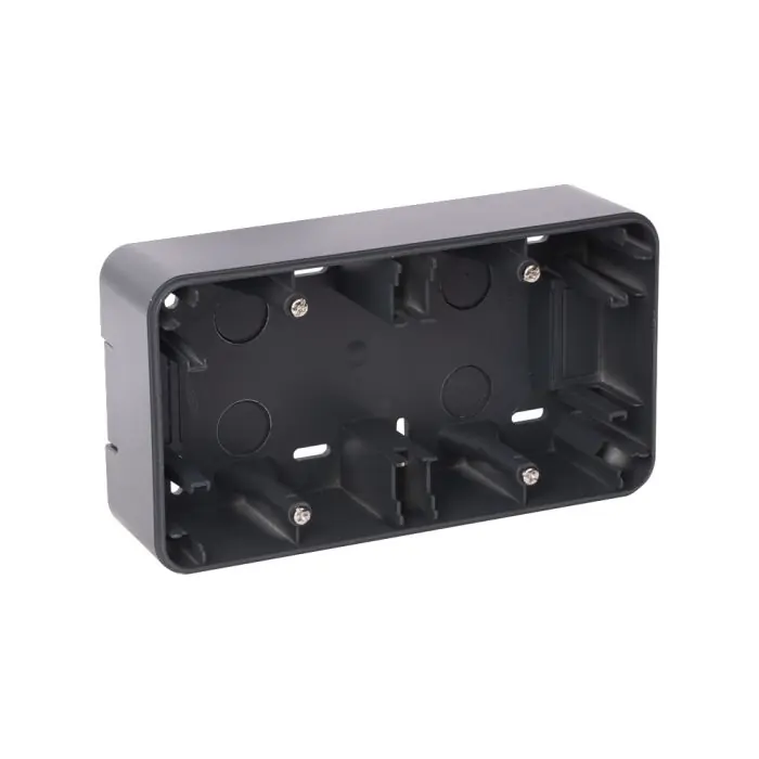 Prix Cassé Boitier Saillie 2 postes anthracite - Ohmtec - IICSEN