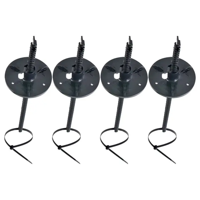 4 Suspentes de canalisation pour tube PVC Ø100mm à Ø125mm – Nicoll Commander Vite