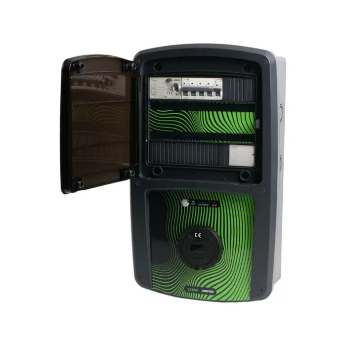 Solde Coffret recharge triphasé 11kW avec prise T2S - OHMTEC IP65 - IICSEN