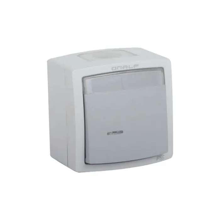 Remise Poussoir pour sonnette avec porte étiquette IP55 NF - ONALP - IICSEN