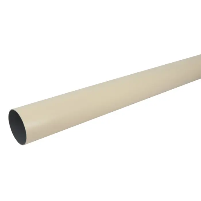 Tube de descente PVC pour gouttière 25 – Ø80 mm 4ml – Sable – Nicoll Quantité Limitée