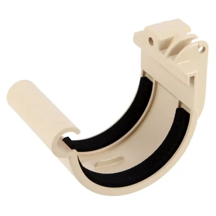 Meilleur Prix Jonction à joint - Sable - pour gouttière PVC demi-ronde de 16 - Nicoll