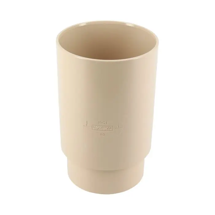 Meilleur Prix Manchon double femelle - Sable - pour tube Nicoll Ø80