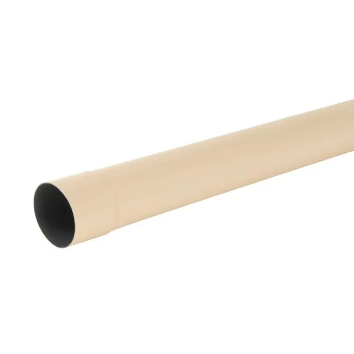 Marque Tube de descente PVC pour gouttière 33 – Ø100 mm 2 ml – Sable – Nicoll