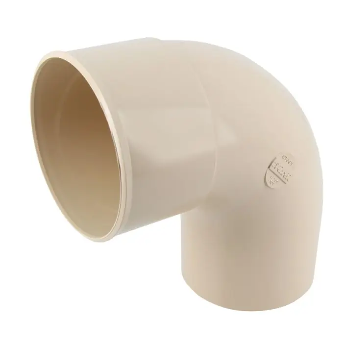 Coude mâle-femelle 87°30 – Sable – pour tube Nicoll Ø100 Remise