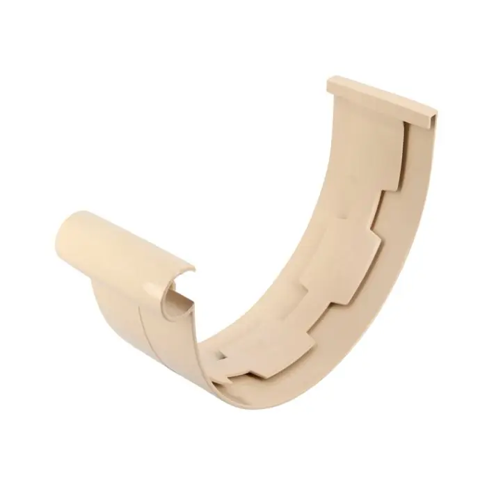 Vente Directe Jonction à coller – Sable – pour gouttière PVC demi-ronde de 33 – Nicoll