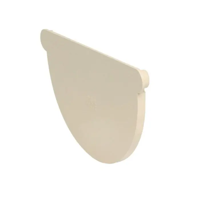 Fond de naissance à coller – Sable – pour gouttière PVC demi-ronde de 33 – Nicoll Soldes