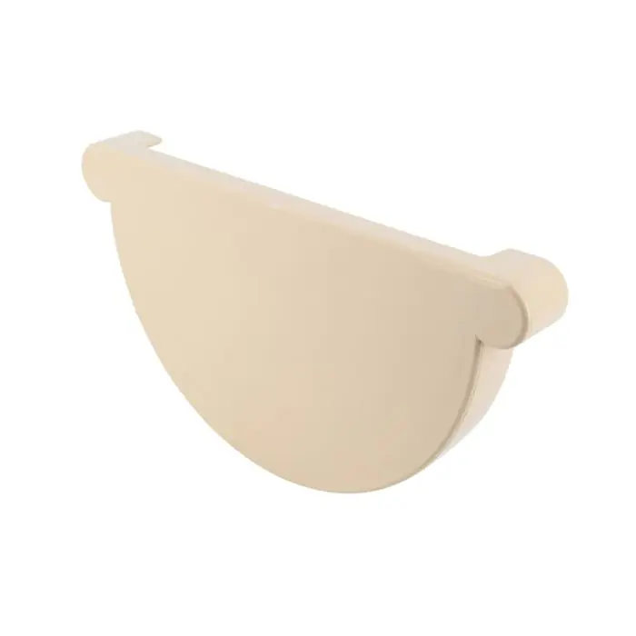 Fond de gouttière à coller - Sable - pour gouttière PVC demi-ronde de 33 - Nicoll Solde