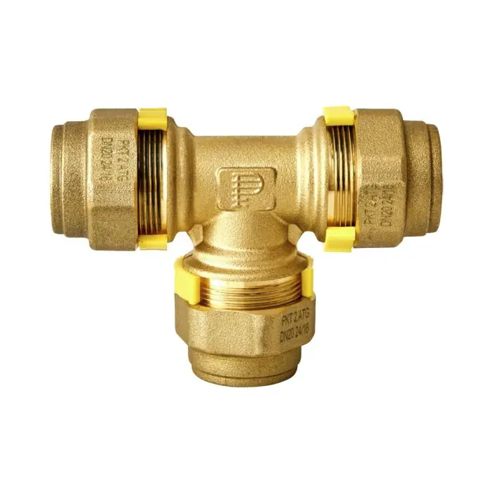 Remise Té GAZ PLT DN25x20x20 - Favex