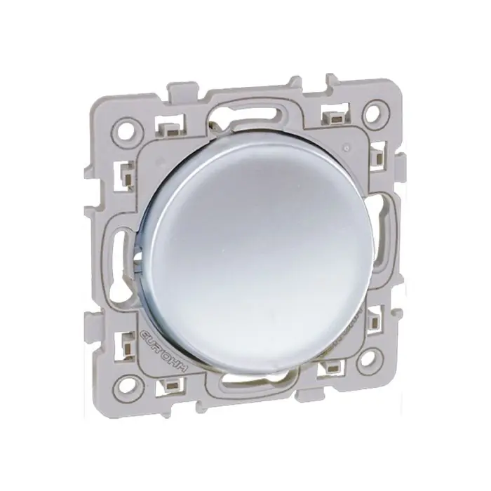 Usine Directe Poussoir à fermeture – SQUARE Silver – Eur‘Ohm