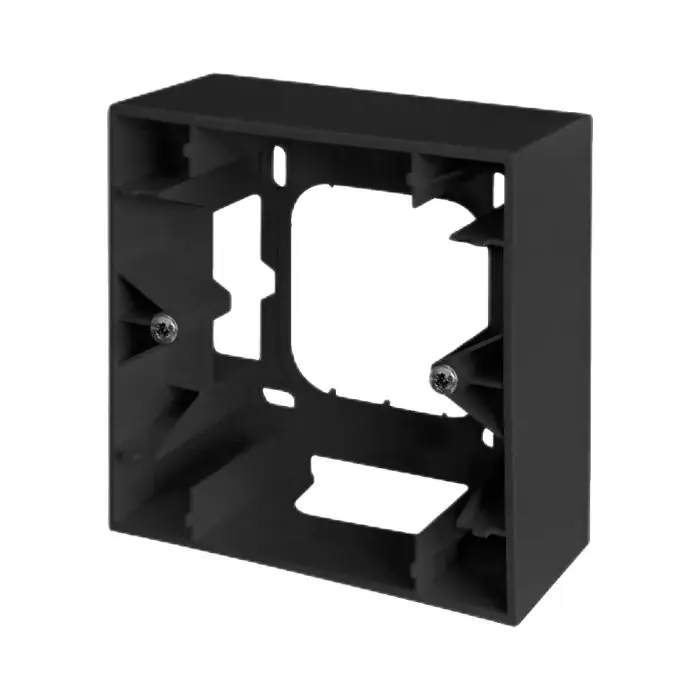 Cadre saillie 1 poste pour SQUARE EASY Anthracite - Eur‘Ohm Prix Bas