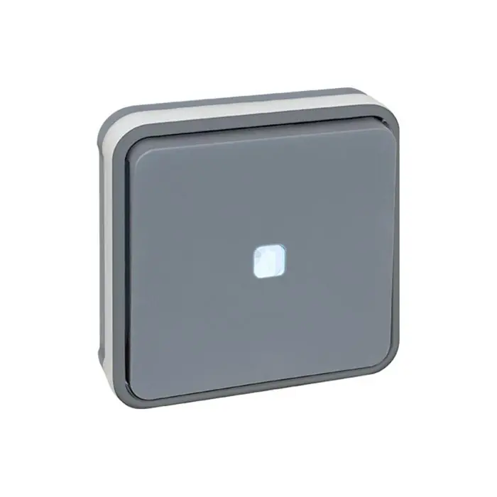 Va et vient lumineux complet encastré - étanche IP55 - OXXO Gris - Eur‘Ohm Offre Du Jour