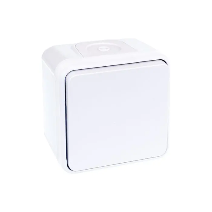 Authentique Bouton poussoir complet - IP55 - OXXO Blanc - Eur‘Ohm