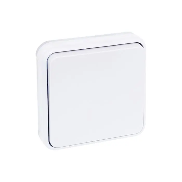 Bouton poussoir complet encastré - IP55 - OXXO Blanc - Eur‘Ohm Expédié Aujourd'hui