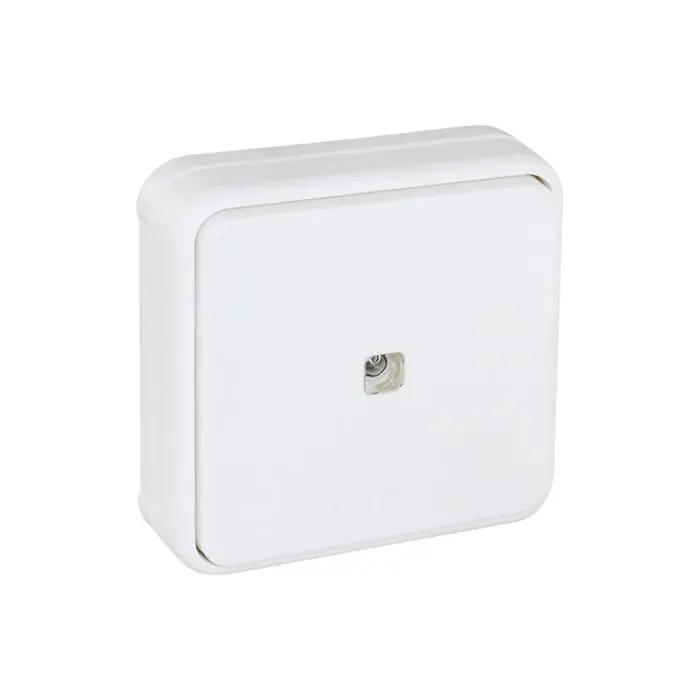 Bouton poussoir lumineux complet encastré - étanche IP55 - OXXO Blanc - Eur‘Ohm Produit De Marque