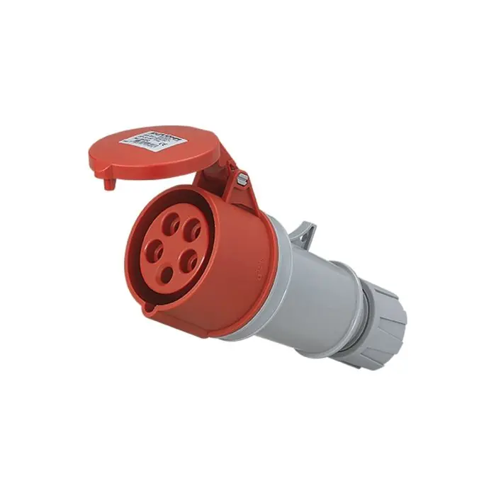 Usine Directe Prise industrielle mobile droite IP44 - 3P+N+T - 16A - 400V AC - Eur‘Ohm
