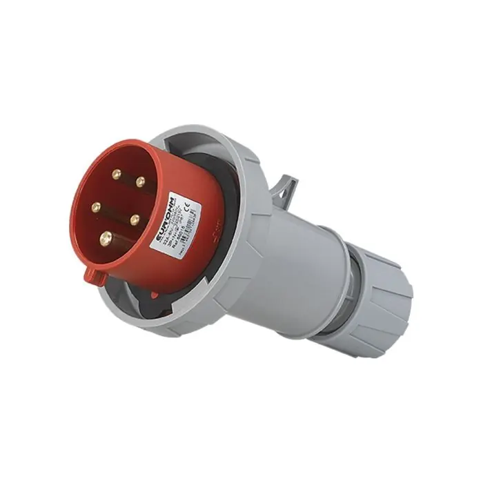 Acheter En Ligne Fiche industrielle mobile droite IP67 - 3P+N+T - 32A - 400V AC - Eur‘Ohm