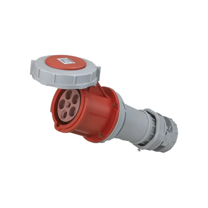 Produit De Marque Prise industrielle mobile droite IP67 - 3P+N+T - 63A - 400V AC - Eur‘Ohm