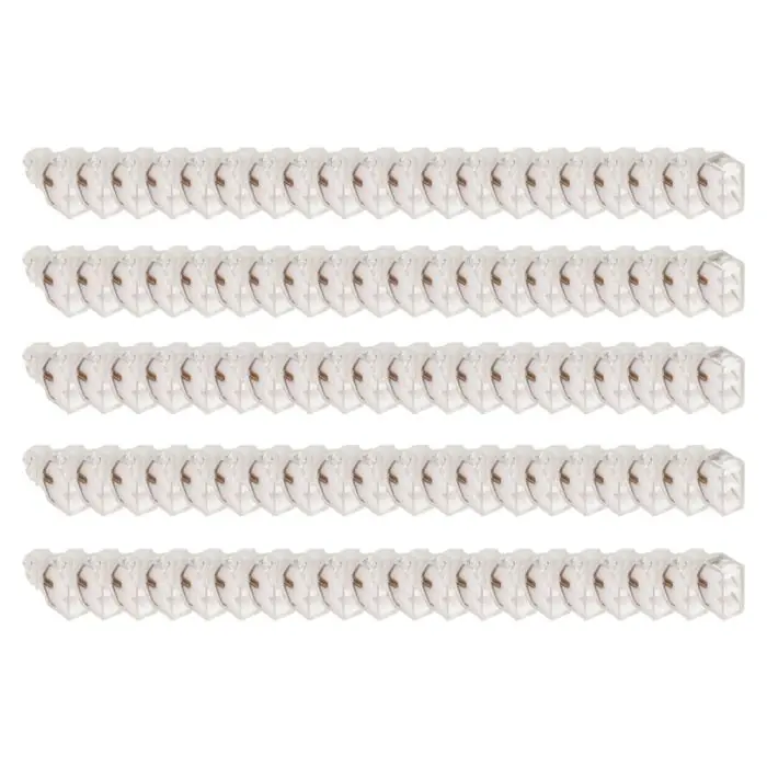 Expédié Aujourd'hui Boîte de 100 connexion rapide 2 entrées - blanc - Eur‘Ohm