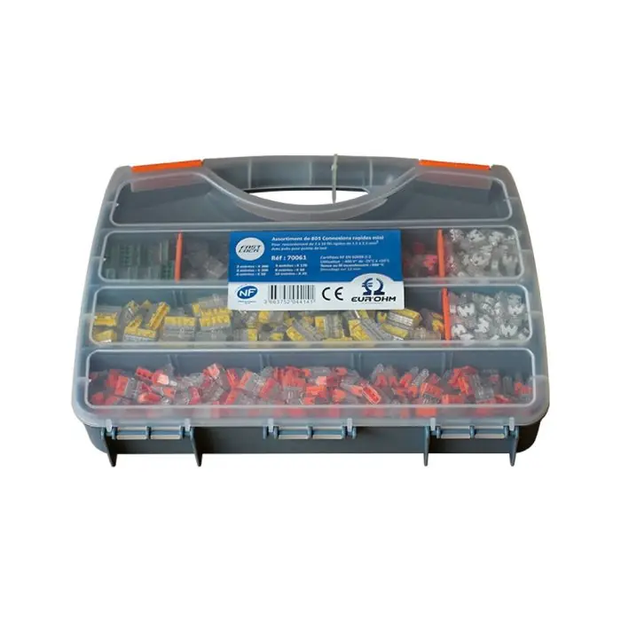 Vente Flash Mallette de 805 connexions rapides panachées – Eur‘Ohm