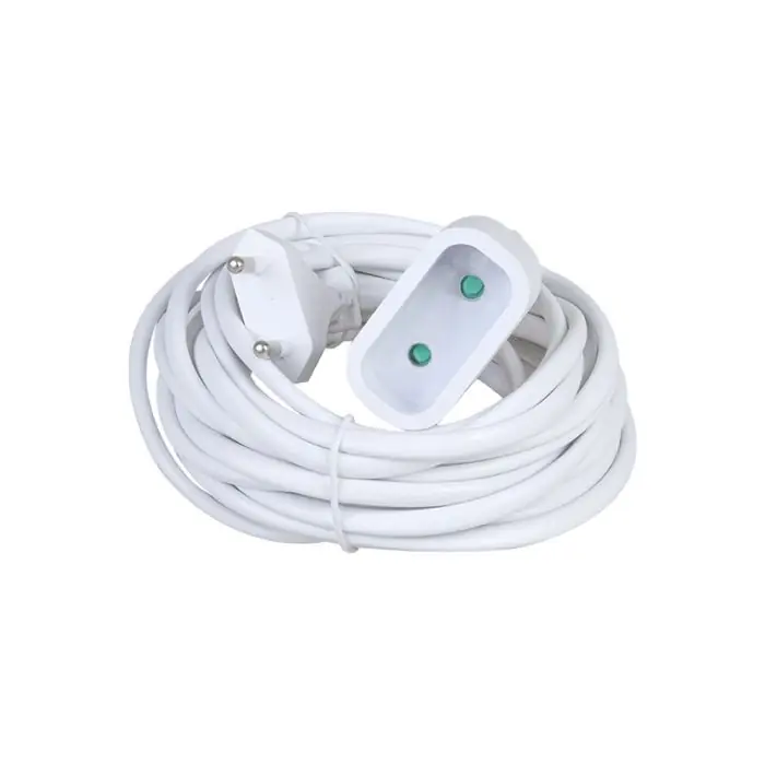 Rallonge 6 A - 5 m - blanc - Eur‘Ohm Offre Du Jour