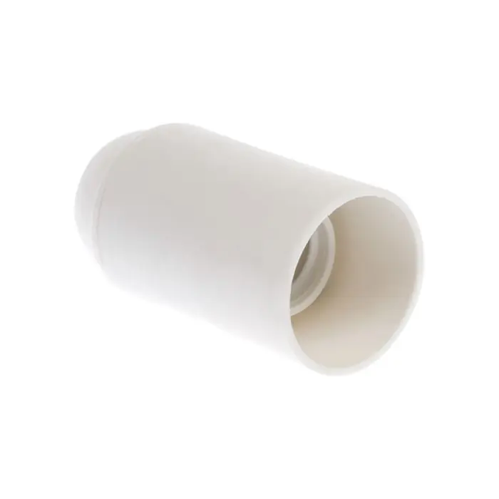 Prix Bas Douille E14 simple bague blanche - Eur‘Ohm