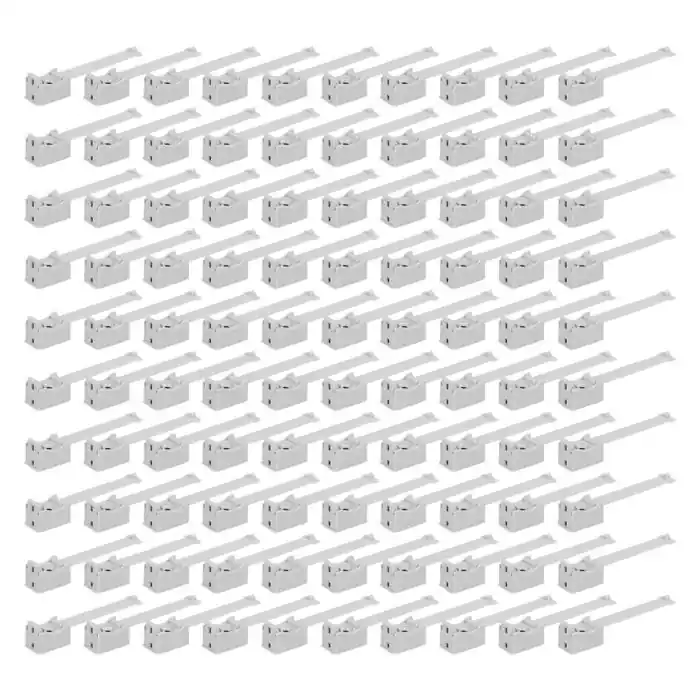Satisfait Ou Remboursé Boîte de 100 colliers CLICK avec embase pour fixation des tubes ICTA Ø16mm et Ø20mm - Eur‘Ohm