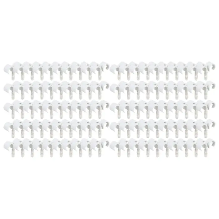 Boîte de 100 clips "parapluie" double Ø20 pour tube ICTA ou IRL - Eur‘Ohm Offre Exclusive