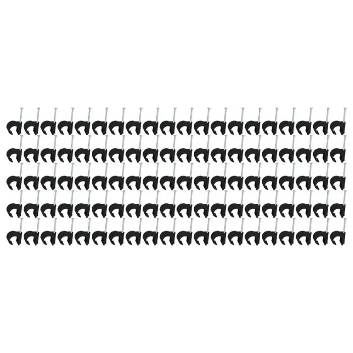 Super Prix Boîte de 100 attaches pontets multi-diamètres de Ø12 à Ø16 pour tubes IRL et câbles - Noir - Eur‘Ohm