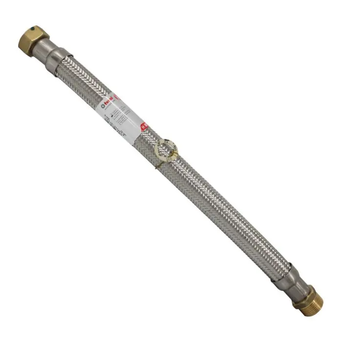 Meilleur Prix Flexible sanitaire/Chauffage Inox Øintér.19mm - Femelle/Mâle 3/4" - 400mm - EXTRA TWIST