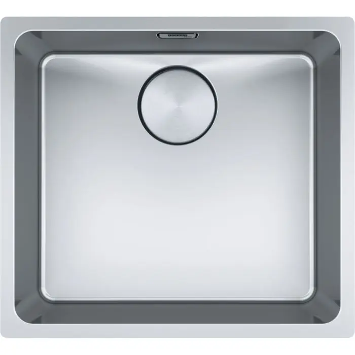 Cuve Mythos inox MYX 110-45 – 490x440x200mm – sous-meuble 55 cm – vidage automatique – Franke Meilleur Choix