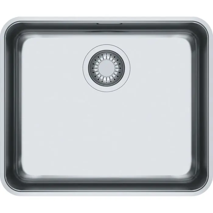Quantité Limitée Cuve Aton Inox ANX 110-48 - 510 x 430 x 190 mm - sous-meuble 60 cm - vidage manuel - Franke