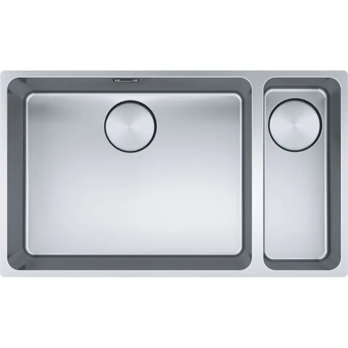 Cuve Mythos Inox MYX 160-50-16 - 725 x 440 x 200 mm - sous-meuble 80 cm - vidage automatique - Franke Acheter Direct