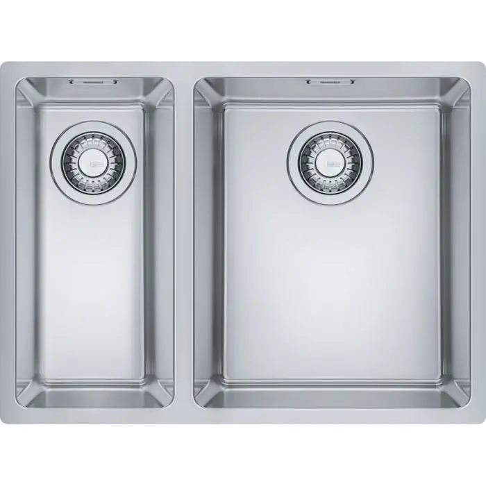 Cuve Maris Inox MRX 160-34-19 - 595 x 440 x 180 mm - sous-meuble 80 cm - vidage manuel - Franke Soldes